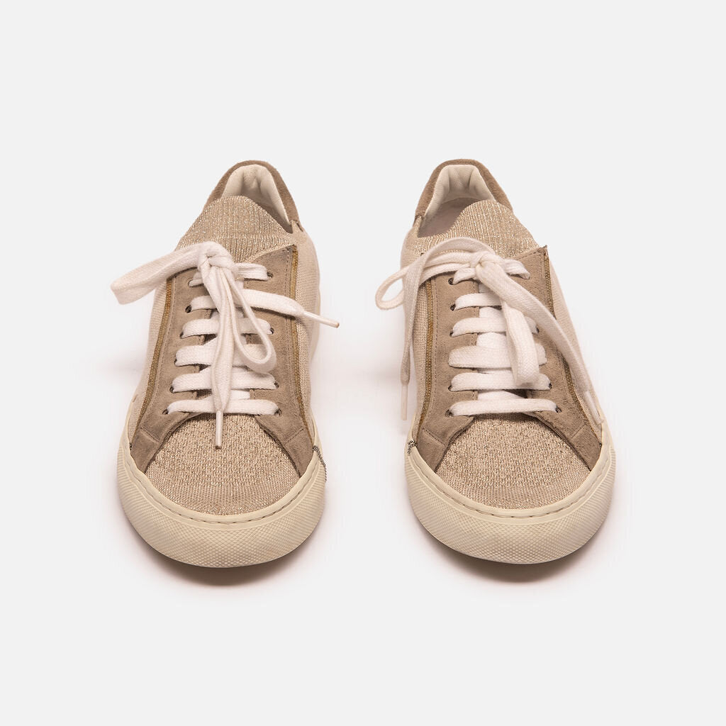 Brunello Cucinelli Brunello Metallic Gold Sneakers