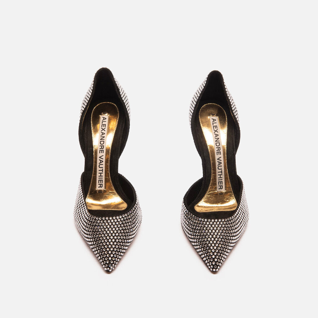 Alexandre Vauthier Black & Silver Jewel Pumps