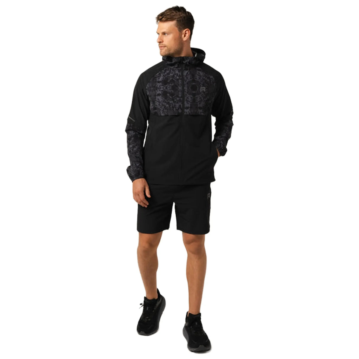 Reprimo Shibori Black Windbreaker