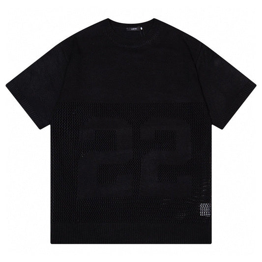 AMIRI Logo-Embossed Fine Knit Jumper