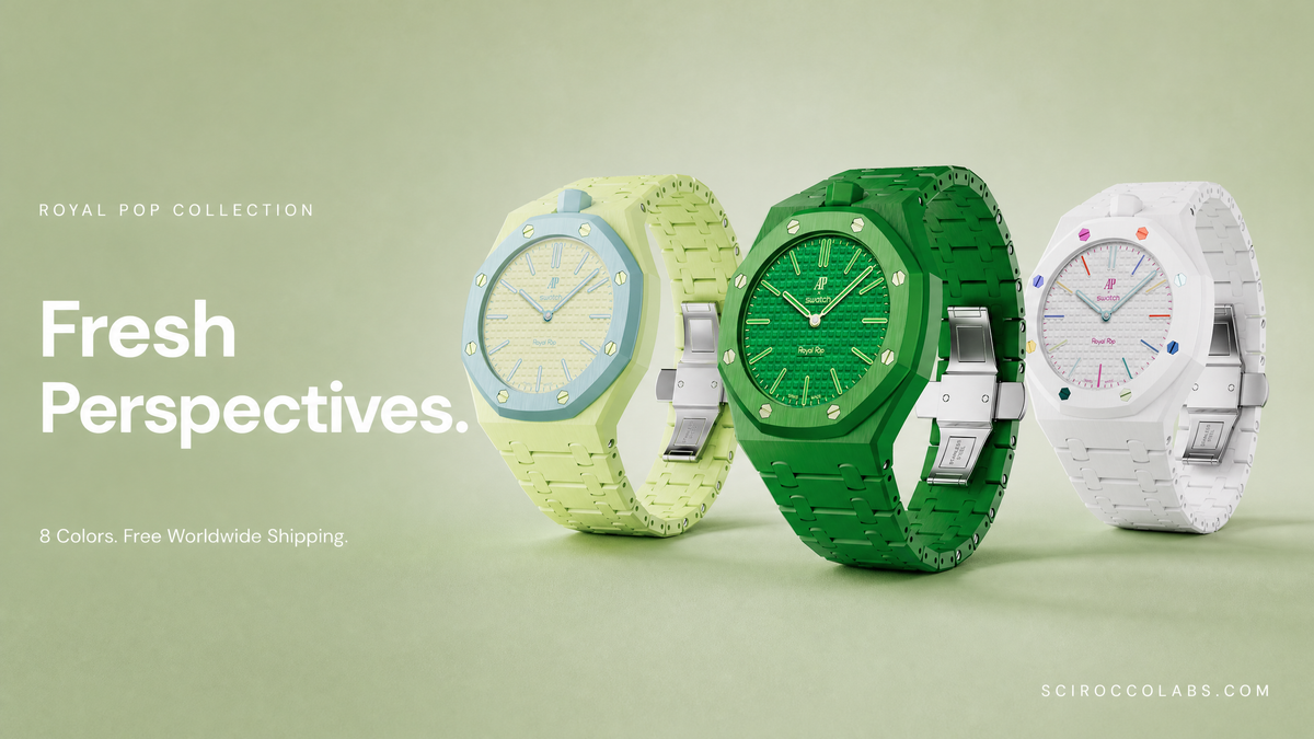 Royal Pop Strap — Electric Lime | Bioceramic Band for Swatch × AP Royal Pop