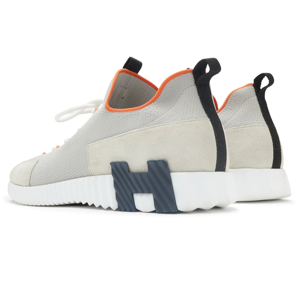 Preloved - Hermes Paris Lift Slip-On Multicolor Beige Galet Sneaker