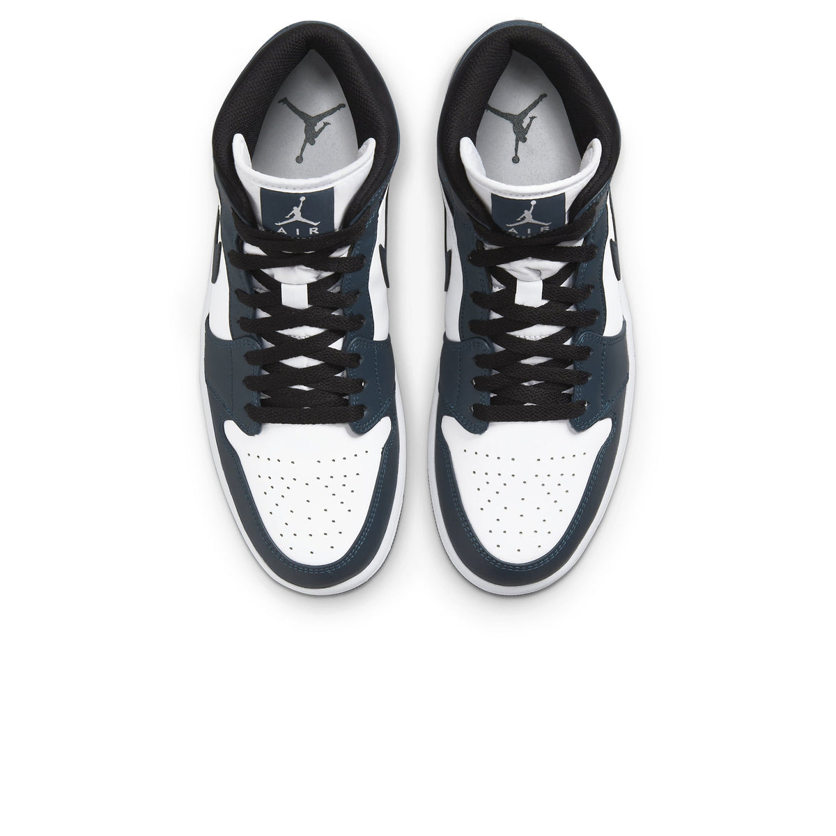Air Jordan 1 Mid Dark Teal Sneakers - Green