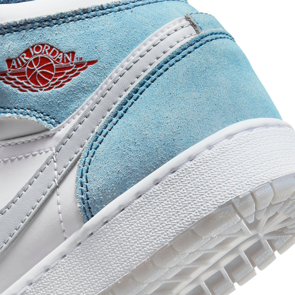 Air Jordan 1 Mid SE French Blue Light Steel (GS) Sneakers