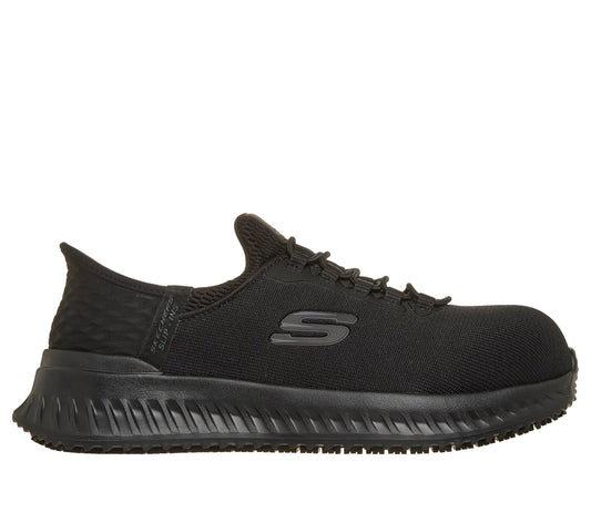 Skechers Slip-ins Work: Tilido - Ombray, BLACK