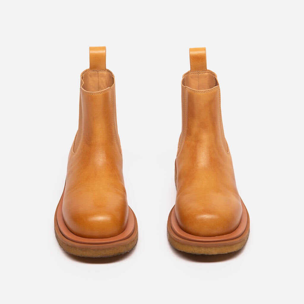 Bottega Veneta Brown Leather Ankle Boots