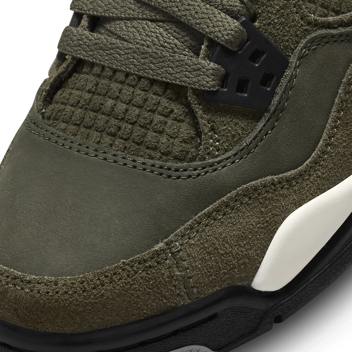 Air Jordan 4 Retro SE Craft Olive (GS) Sneakers - Green