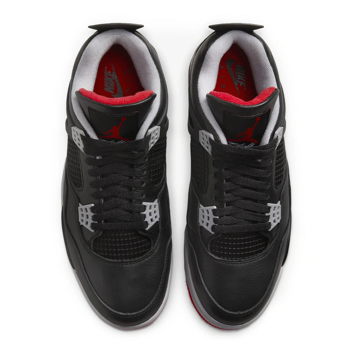 Air Jordan 4 OG Bred Reimagined Sneakers - Black