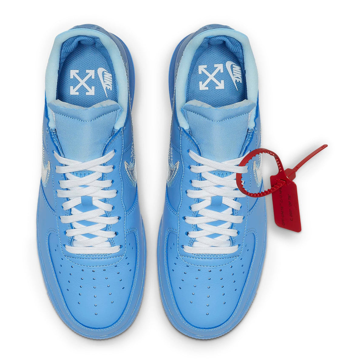 Nike x Off-White Air Force 1 Low MCA University Blue Sneakers
