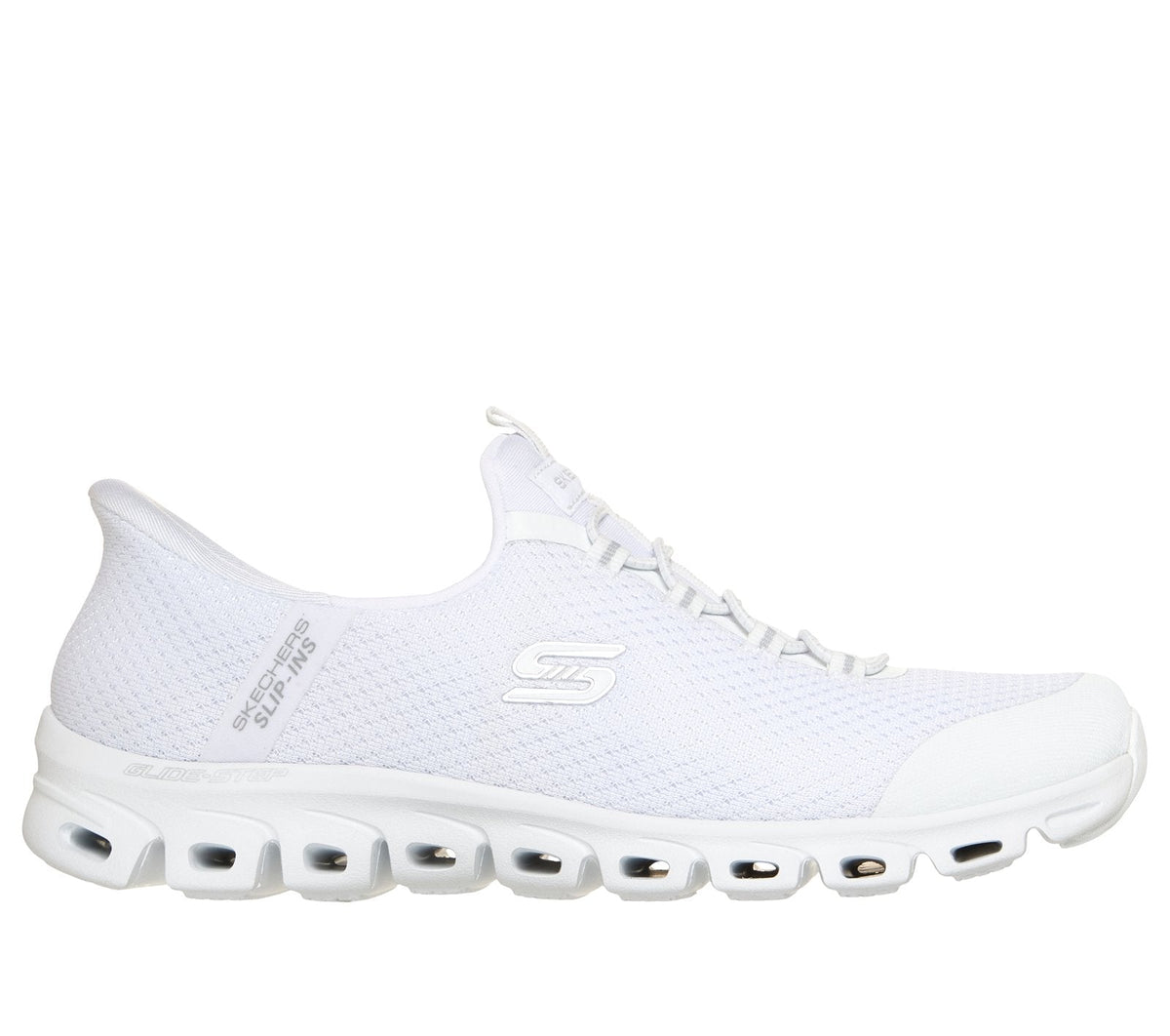 Skechers Slip-ins: Glide-Step - Pursuit, WHITE / SILVER