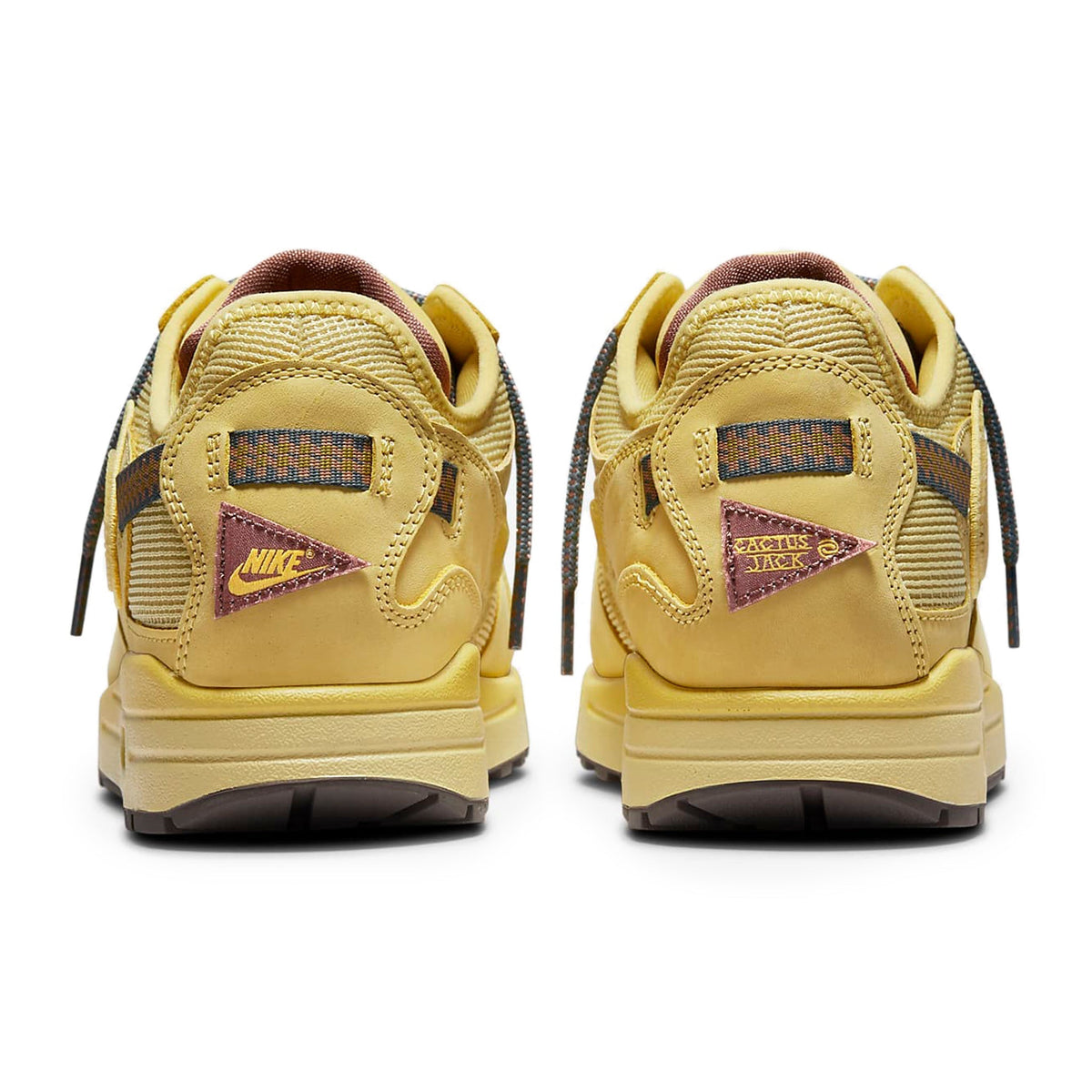 Travis Scott x Nike Air Max 1 Saturn Gold Sneakers - Yellow
