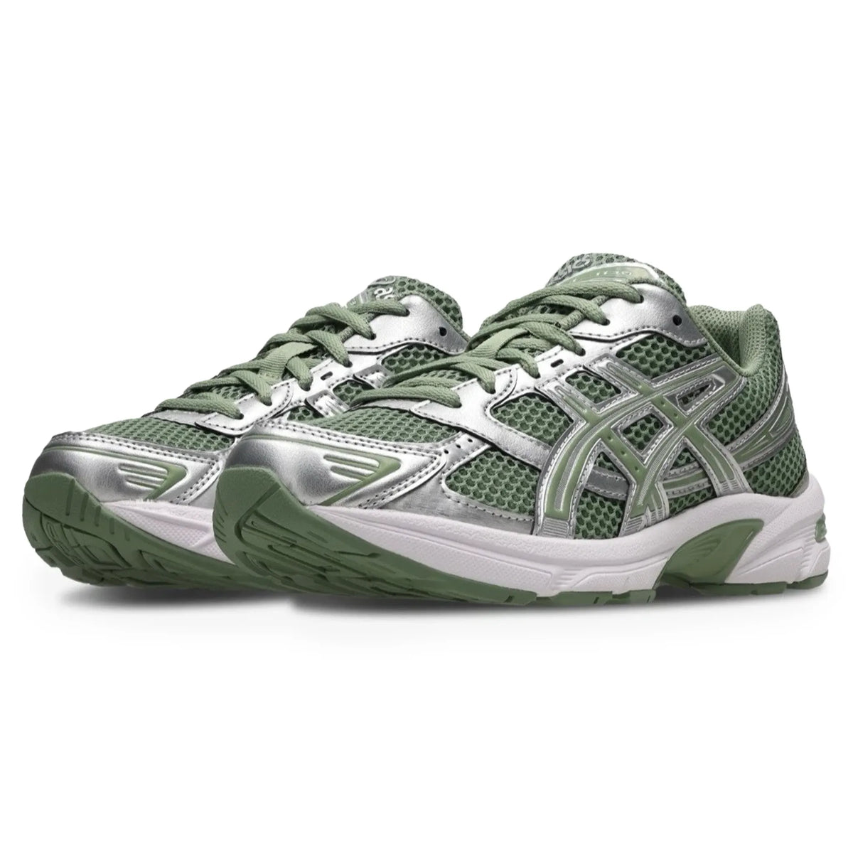 ASICS Gel-1130 Swamp Green Silver Sneakers