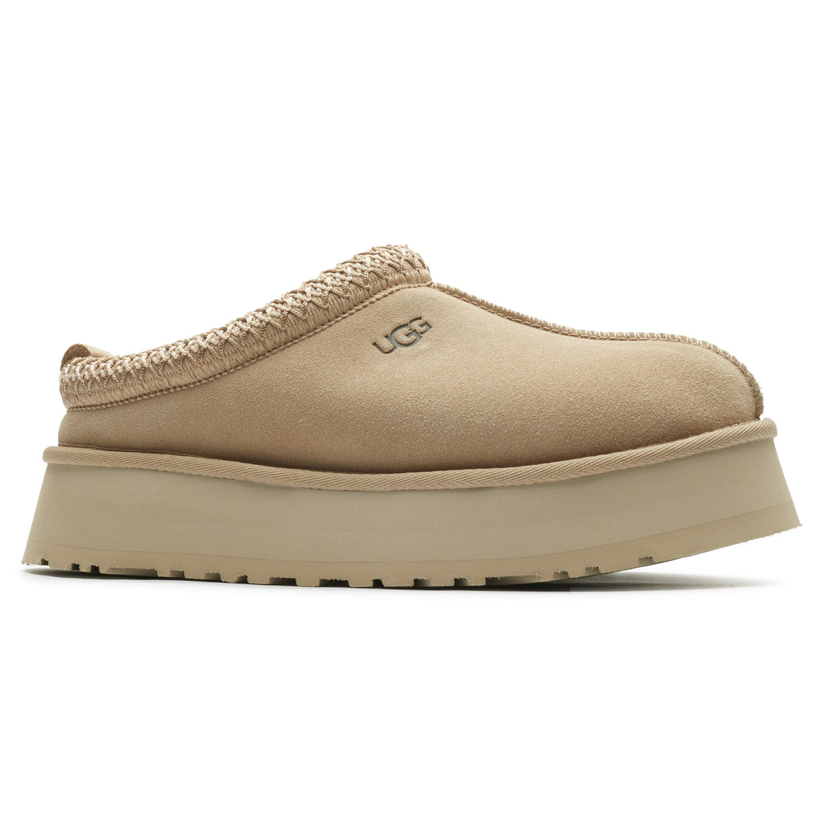UGG Tazz Platform Mustard Seed Slippers - Women's - Beige