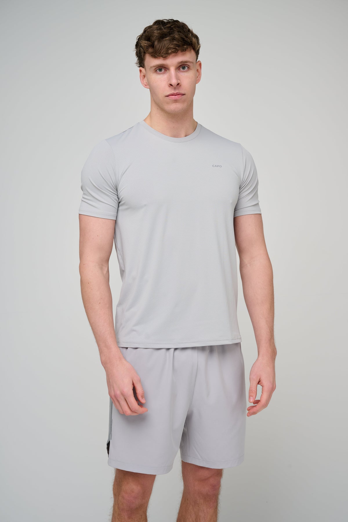 CAPO Active Performance Light Grey Shorts
